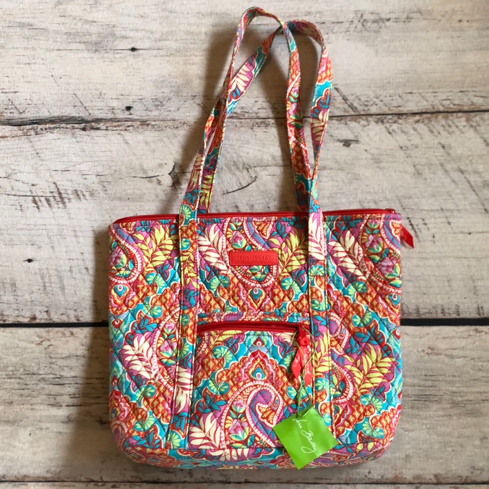 Vera Bradley Villager Paisley In Paradise Purse